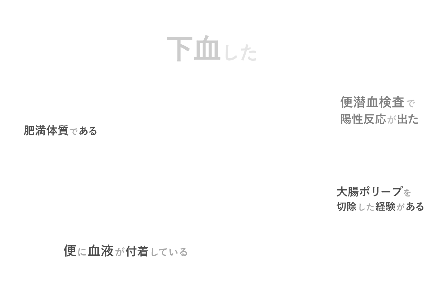 このような症状はありませんか